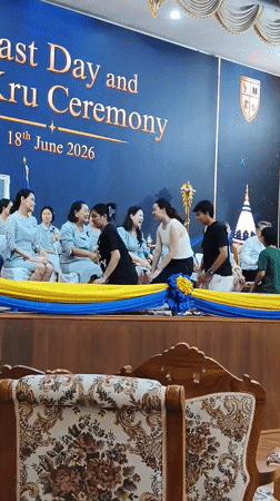 Feast Day and Wai Kru Ceremony at Bangkok school, June 2026