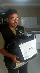 Aid delivery for expectant mothers amid heavy destruction in Gaza City