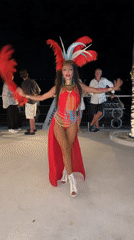 Poolside carnival performances light up a Koh Samui evening