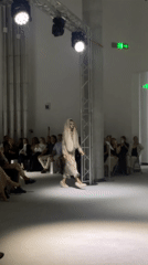 Fashion show with evening wear held in Minsk