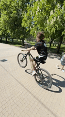 Cyclists perform stunts, jumps in Sofia parks