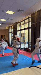 Karate practice and Easter decorations observed in Dryanovo
