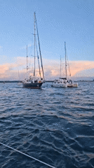 Catamaran SAILINGEE out on the water near Tallinn