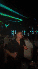 Late-night club scene in Plovdiv, Bulgaria