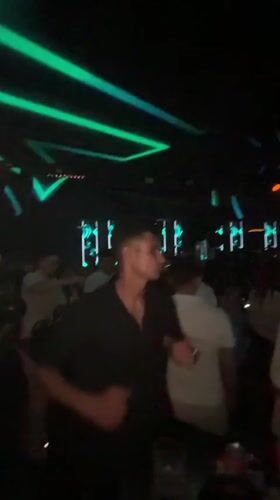Late-night club scene in Plovdiv, Bulgaria