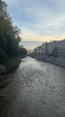 Casual afternoon moments documented across central Sarajevo