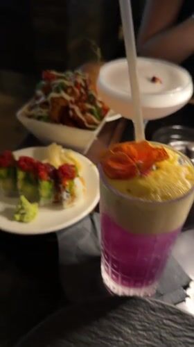 Cocktails and bites at YOLO happy hour, Fort Lauderdale