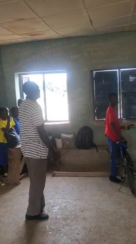 Primary school classroom session documented in Akwanga, Nigeria