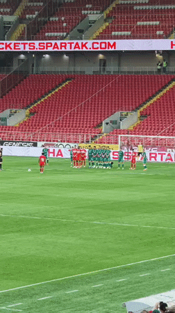 Football match in Khimki draws fan activity and social buzz