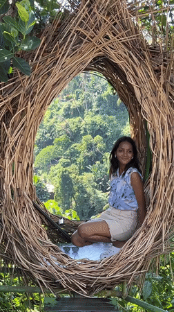 Tourists enjoy waterfall attractions and resorts in Sukawati, Bali