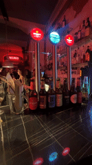 Barcelona bar El Sarau captured during busy evening service