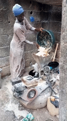 Traditional food processing in Bauchi, Nigeria