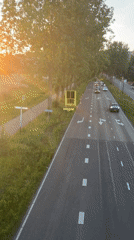 Evening scenes of highways and parks captured in Rijswijk