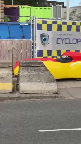 Small vehicles spotted parked along Amsterdam streets near construction