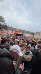 Large outdoor music event draws crowds in Tallinn courtyard