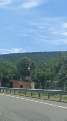 Roadside religious structure with golden dome observed in Russia