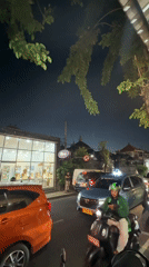 Kuta nightlife scene captured across bars, restaurants, streets