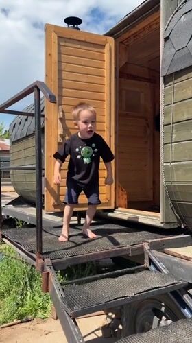 Sauna visit and salon stop on a Chaikovsky summer morning