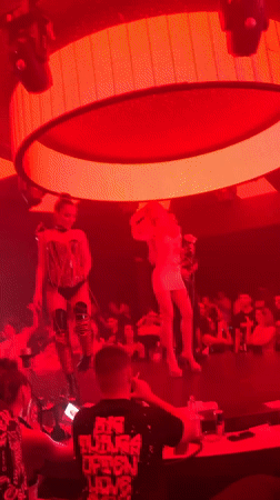 Performers entertain at Nesebar nightclub in early morning hours
