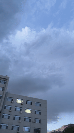 Drone with flashing lights spotted over Zhongtun campus