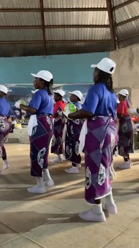 Uniformed group performs and assembles in Akwanga hall