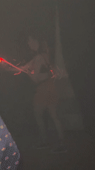 DJ event with crowd dancing in red-lit Kyiv venue