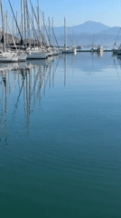 Morning marina scenes captured in Fethiye, Turkey harbor