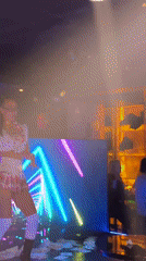 Nightclub scenes captured in Sofia during early morning hours