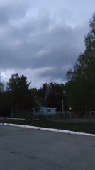 Fireworks display lights up evening sky in Noviy, Russia