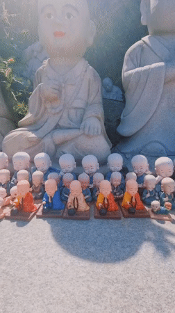 Temple visit documented in Hyeonnam, South Korea