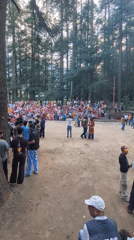 Religious procession and festival at Manali's Hadimba Devi Temple