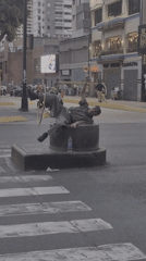 Man observed lying on street structure in Caracas