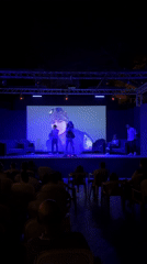 Outdoor talent show lights up a summer night in Sicily