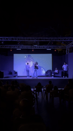 Outdoor talent show lights up a summer night in Sicily