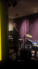 Jazz band performs afternoon set at North Kuta club