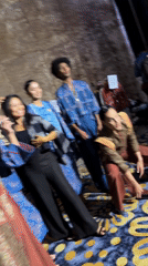 Fashion shoot featuring traditional Indonesian clothing captured in Denpasar