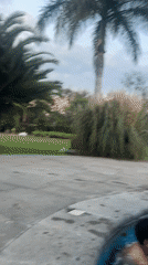 Late night pool dive captured in Mexican backyard