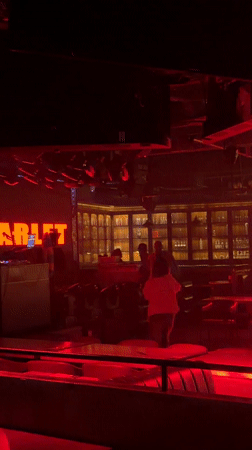 Nightclub patrons socialize at Jiangning District venues Friday evening