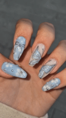 Elaborate nail art displayed in Pavlikeni, Bulgaria