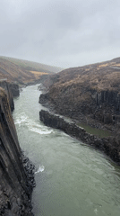 Dramatic Iceland river canyon documented in multiple views