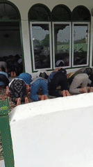 Congregational prayers at Masjid At-Taqwa, Lampung Utara