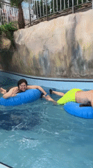 A busy indoor water park day in Yekaterinburg