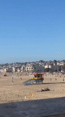 Laid-back summer afternoon at Hermosa Beach