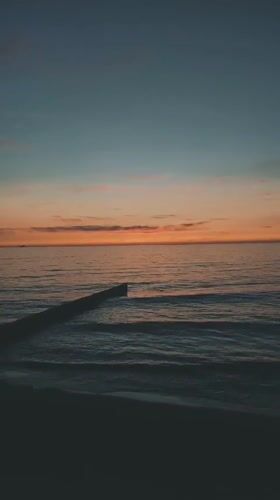 Evening sunset moments captured along Zelenogradsk's Baltic Sea coastline