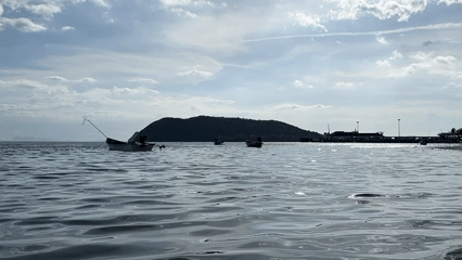 Morning coastal scenes documented around Koh Phangan, Thailand