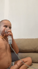 Nebulizer treatment at home in Chaikovsky, Russia
