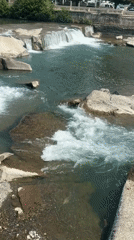 Sochi rivers, bridges, and waterfront promenades on a summer morning