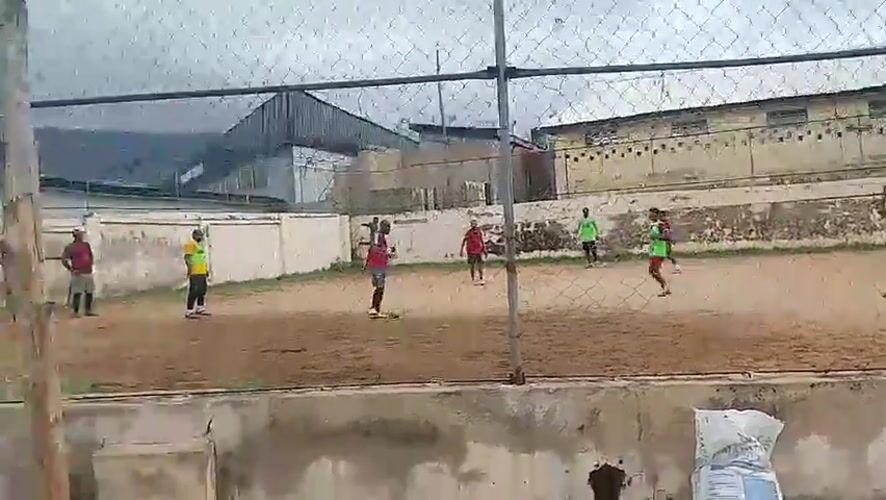 Morning soccer match draws players, spectators in Lokoja Nigeria