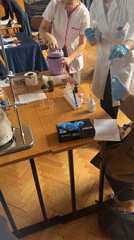 Science conference activities documented across Bydgoszcz morning venues