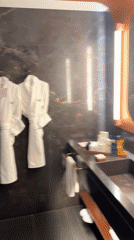 Hotel stay and street scenes documented in Madrid